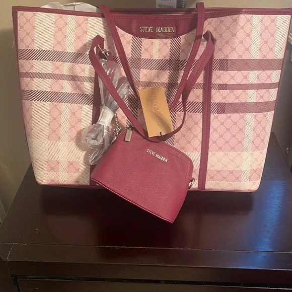Steve Madden Bags Steve Madden Blush Multi Bsilas Tote With